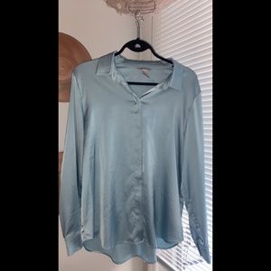 H&M Light Blue Blouse